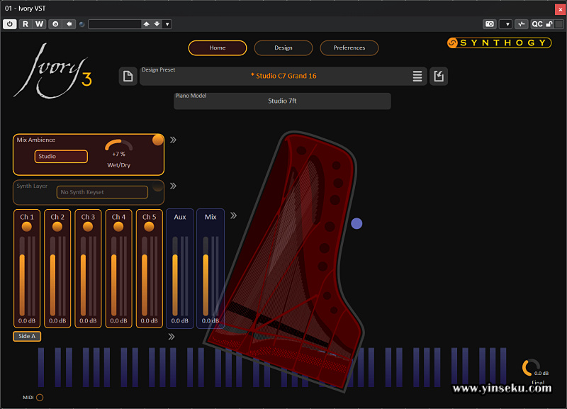 象牙钢琴3引擎-Synthogy Ivory 3 v3.0.8 Incl Emulator FIXED [WiN]